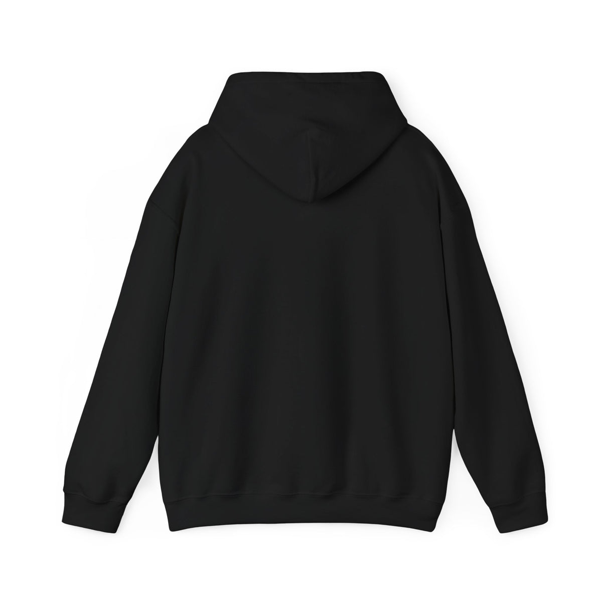 Hooded sweatshirt printed with an open book, a misty cliffside castle, candlelight and 'Currently Haunted by a Cliffhanger' (alternate view 4)