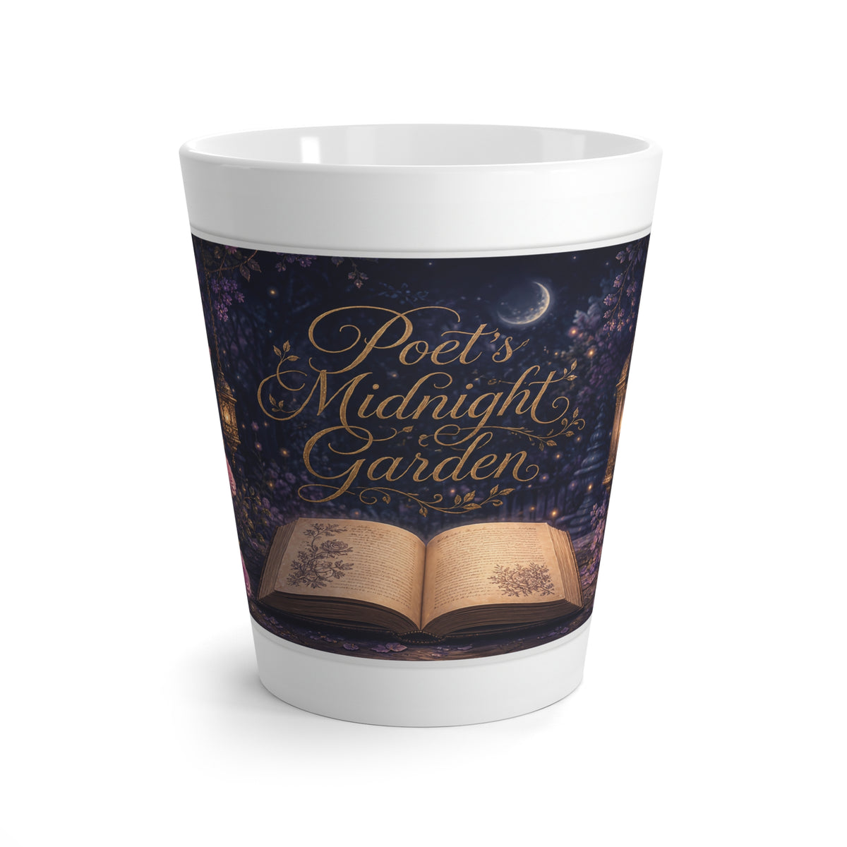 Poet's Midnight Garden Ceramic Mug