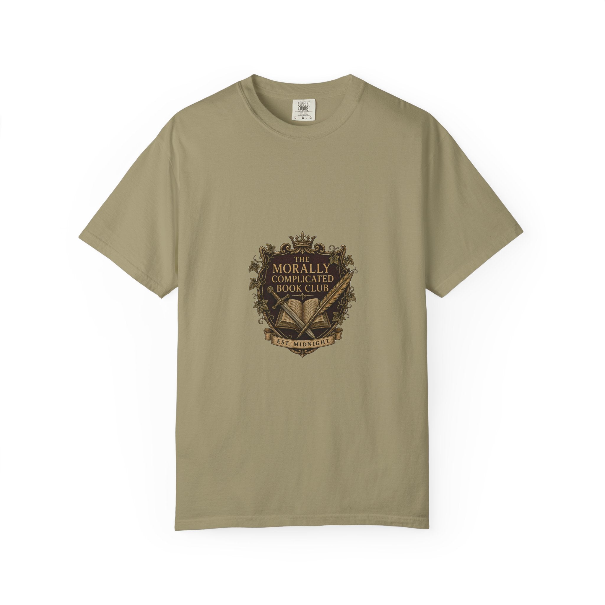 The Morally Complicated Book Club Comfort Colors Tee — Reader Shirt