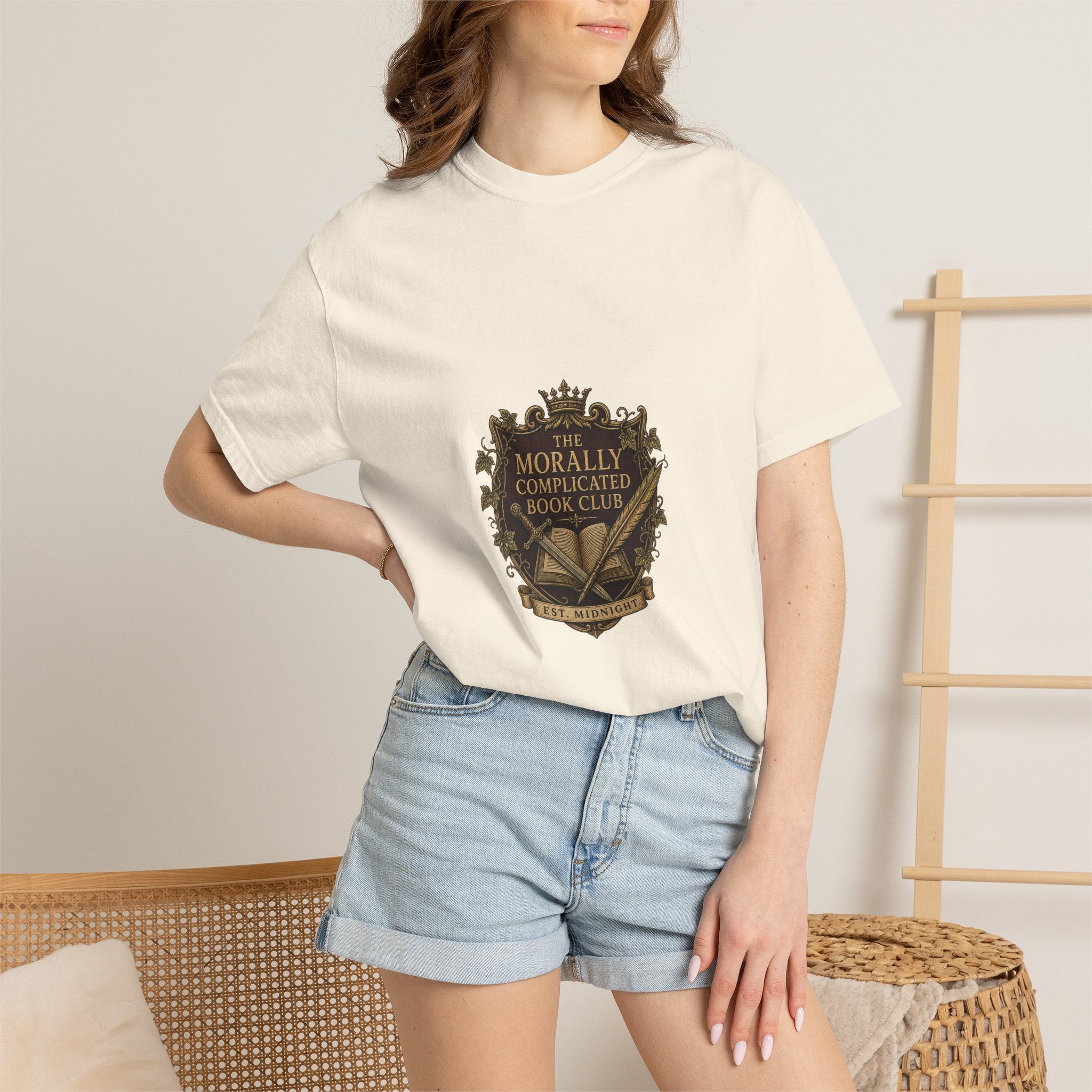 The Morally Complicated Book Club Comfort Colors Tee — Reader Shirt
