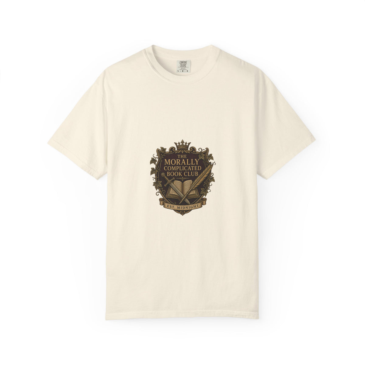 The Morally Complicated Book Club Comfort Colors Tee — Reader Shirt