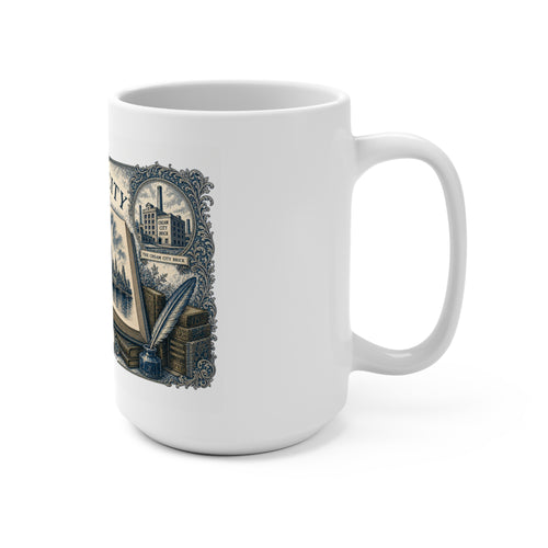 Cream City Open Book — Milwaukee Bookplate Mug