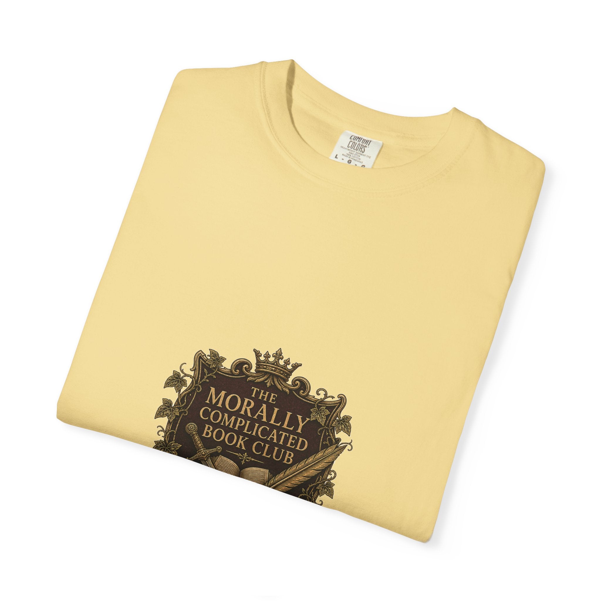 The Morally Complicated Book Club Comfort Colors Tee — Reader Shirt