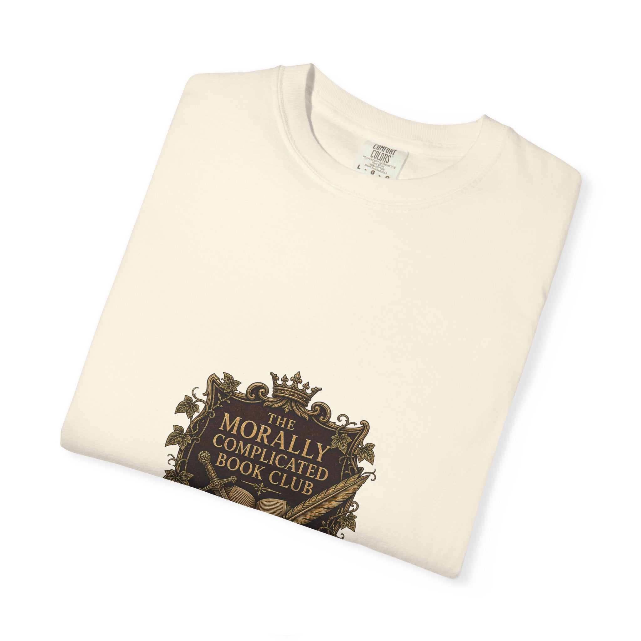 The Morally Complicated Book Club Comfort Colors Tee — Reader Shirt