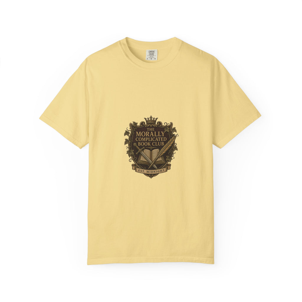 The Morally Complicated Book Club Comfort Colors Tee — Reader Shirt
