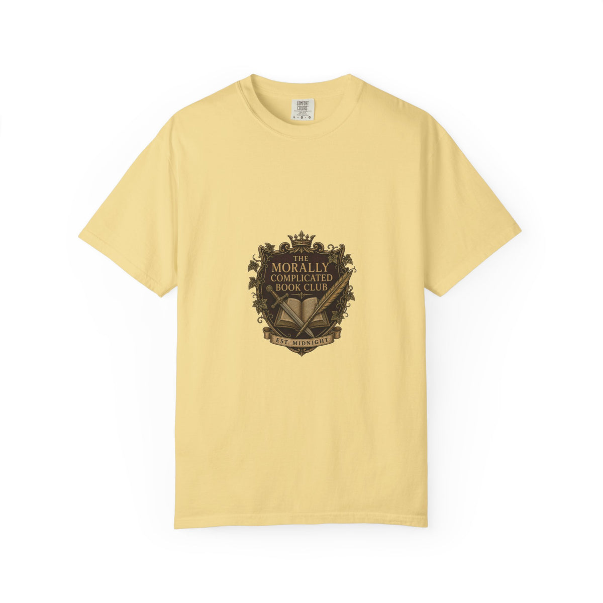 The Morally Complicated Book Club Comfort Colors Tee — Reader Shirt