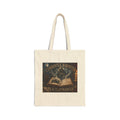 Currently Haunted by a Cliffhanger Cotton Canvas Tote — Spooky Reader Bag