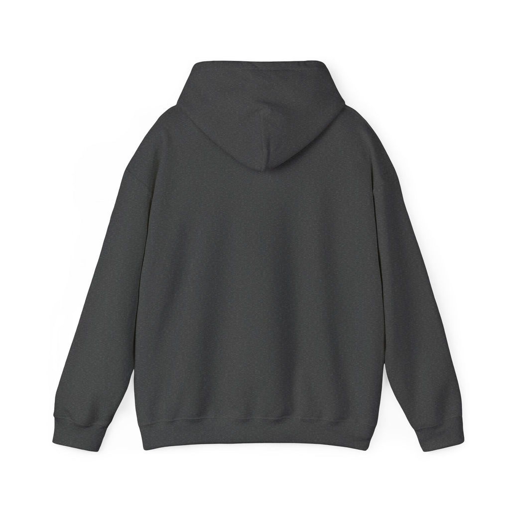 Hooded sweatshirt printed with an open book, a misty cliffside castle, candlelight and 'Currently Haunted by a Cliffhanger' (alternate view 7)
