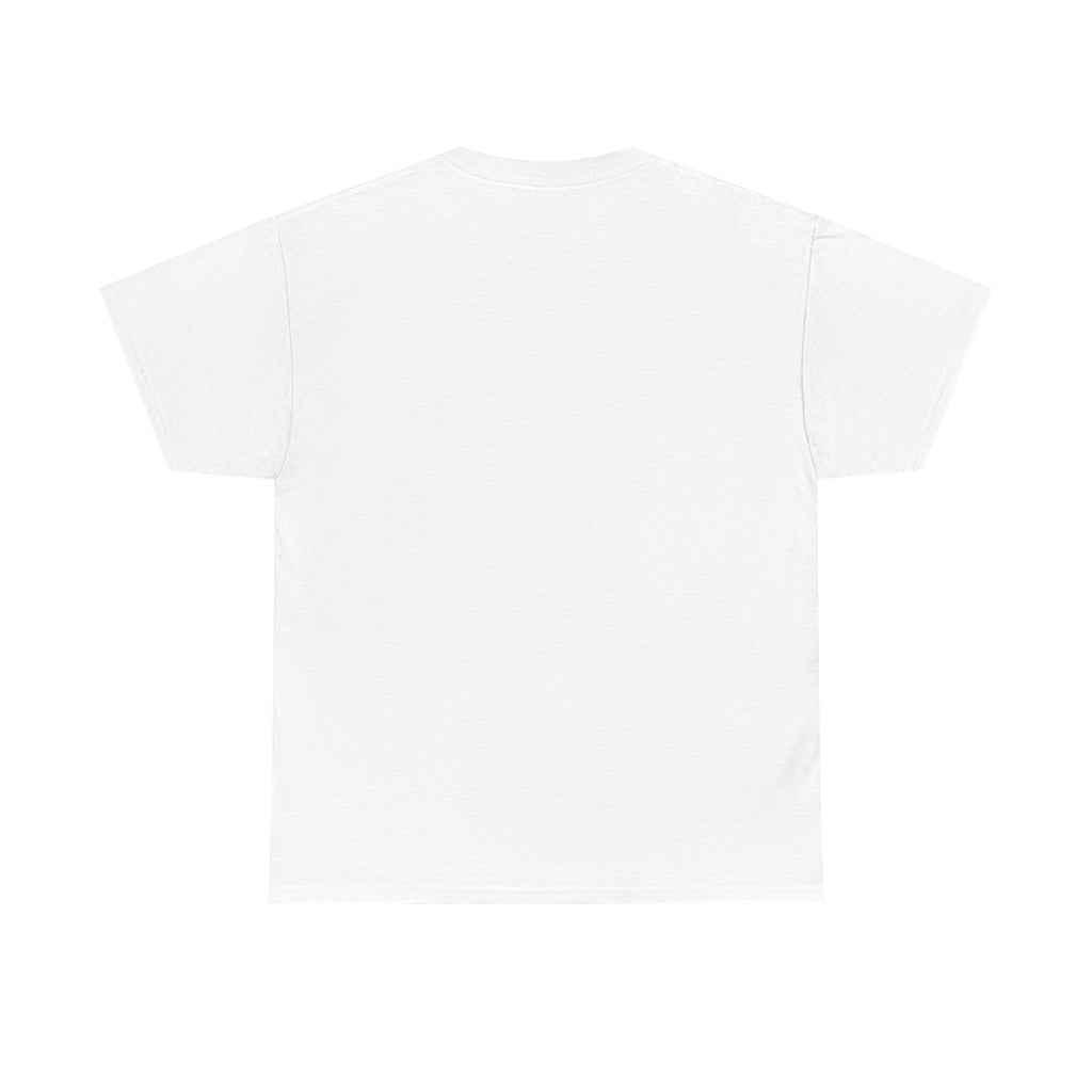 T-shirt printed with bold black 'Well-Read & Slightly Unhinged' type with a gleeful cartoon reader (alternate view 3)